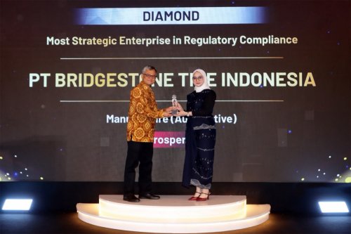 Bukti Kepatuhan Hukum Jadi Bagian Strategi Bisnis, Bridgestone Raih Penghargaan Ini