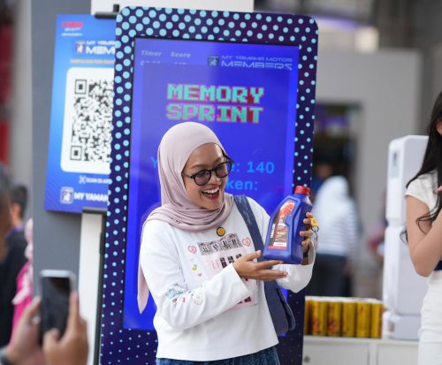 Yamaha, Heboh di Jakarta Fair 2026, Yamaha Buka Program Tukar Tambah Sampai Undian Miliarder