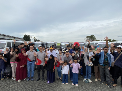 Rayakan Idul Fitri Bersama Keluarga, Isuzu Antar 400 Pemudik ke 30 Kota