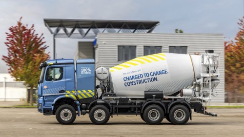 Mercedes, Mercedes eArocs 400: Elektro-Baustellen-Lkw startet Verkauf