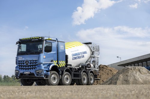 Mercedes, Mercedes eArocs 400: Elektro-Baustellen-Lkw startet Verkauf