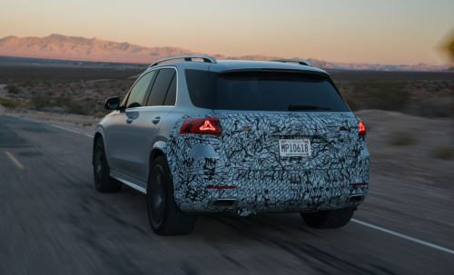 Mercedes, Mercedes zeigt Heckleuchten-Design des GLS und GLE Modells
