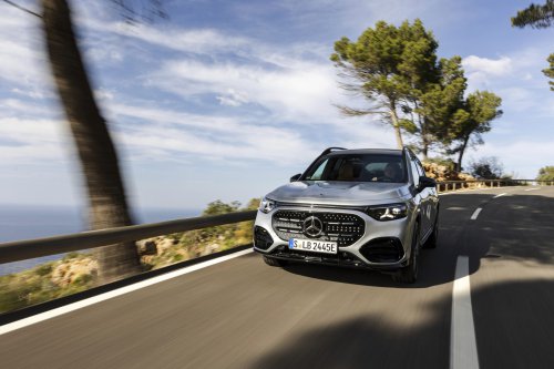 Neue offizielle Bilder des neuen elektrischen GLB