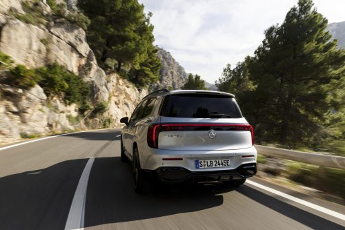 Neue offizielle Bilder des neuen elektrischen GLB