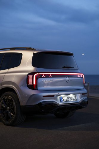 Neue offizielle Bilder des neuen elektrischen GLB