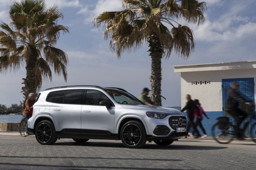 Neue offizielle Bilder des neuen elektrischen GLB