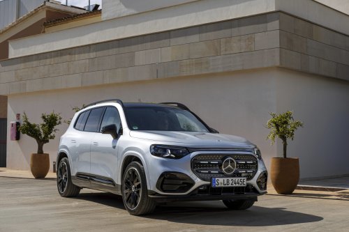 Neue offizielle Bilder des neuen elektrischen GLB