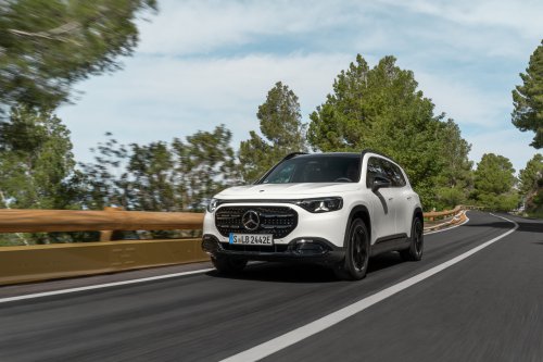 Neue offizielle Bilder des neuen elektrischen GLB