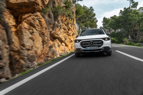 Neue offizielle Bilder des neuen elektrischen GLB