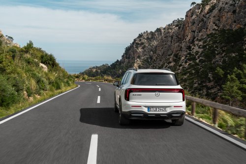 Neue offizielle Bilder des neuen elektrischen GLB