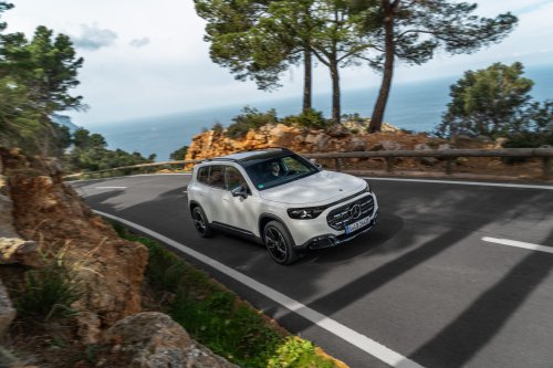 Neue offizielle Bilder des neuen elektrischen GLB