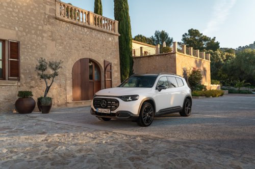 Neue offizielle Bilder des neuen elektrischen GLB