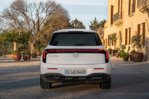 Neue offizielle Bilder des neuen elektrischen GLB