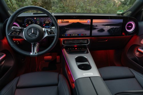 Neue offizielle Bilder des neuen elektrischen GLB