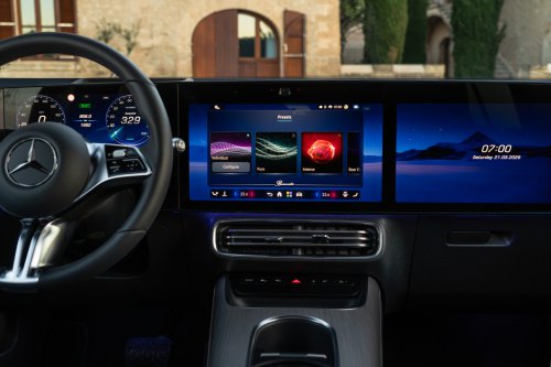 Neue offizielle Bilder des neuen elektrischen GLB