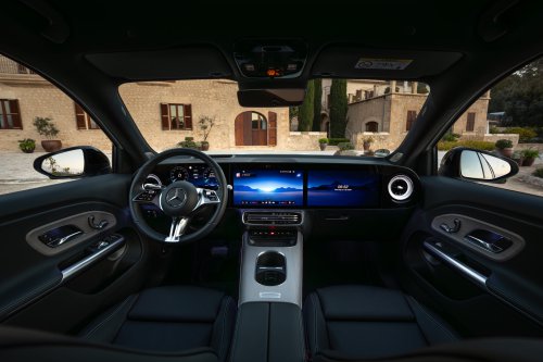 Neue offizielle Bilder des neuen elektrischen GLB