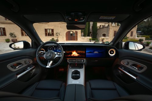 Neue offizielle Bilder des neuen elektrischen GLB