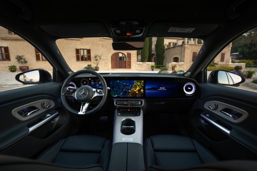 Neue offizielle Bilder des neuen elektrischen GLB