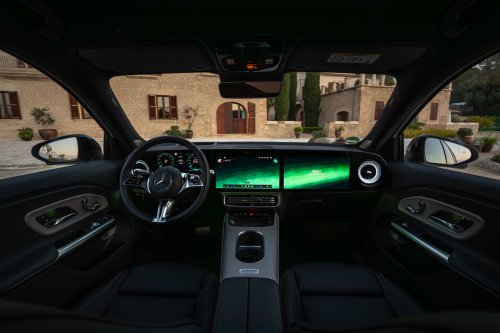 Neue offizielle Bilder des neuen elektrischen GLB