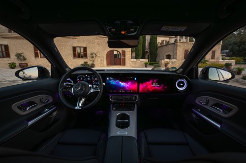 Neue offizielle Bilder des neuen elektrischen GLB