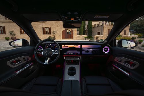 Neue offizielle Bilder des neuen elektrischen GLB