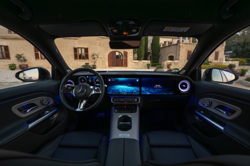 Neue offizielle Bilder des neuen elektrischen GLB