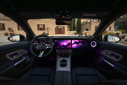 Neue offizielle Bilder des neuen elektrischen GLB