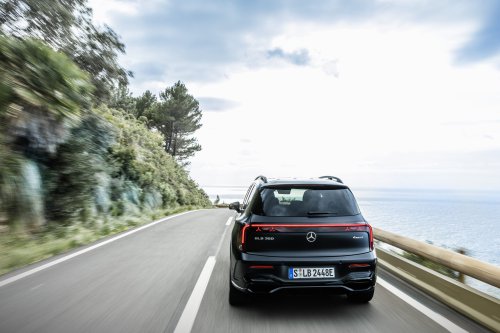 Neue offizielle Bilder des neuen elektrischen GLB