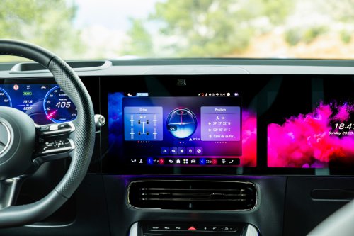 Neue offizielle Bilder des neuen elektrischen GLB