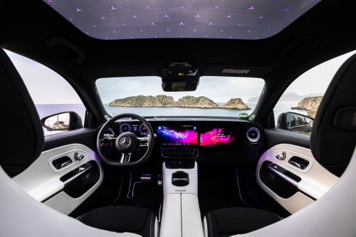 Neue offizielle Bilder des neuen elektrischen GLB