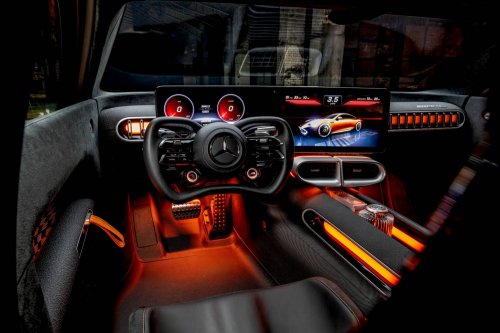 Mercedes, Mercedes AMG-Concept Lenkrad kommt in den EQS