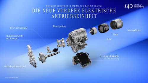 Die vollelektrische C-Klasse EQ von Mercedes-Benz