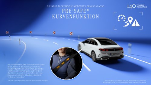 Die vollelektrische C-Klasse EQ von Mercedes-Benz