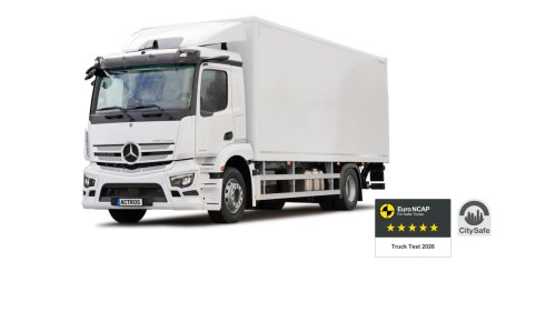 Lkw-Sicherheit 2026: Mercedes Actros überzeugt im Euro-NCAP-Test mit fünf Sternen