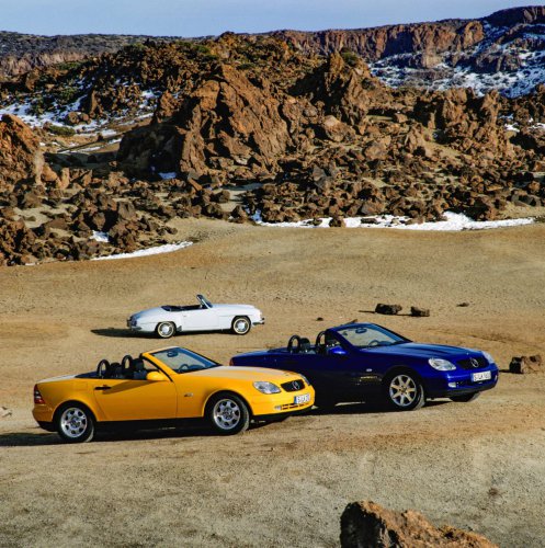 Premiere des Mercedes-Benz SLK vor 30 Jahren