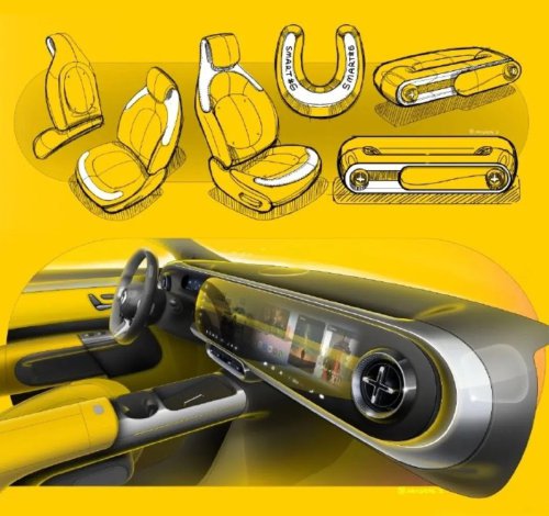 smart #6 EHD: Erste Einblicke ins Interieur des Modells