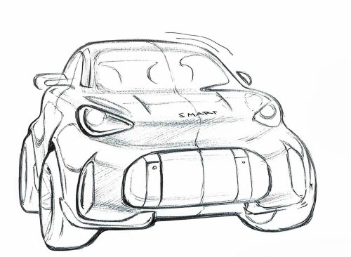 smart Concept #2: Erste Design-Zeichnungen des fortwo Nachfolgers