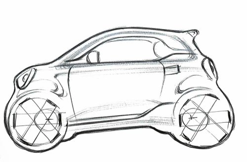Smart, smart Concept #2: Erste Design-Zeichnungen des fortwo Nachfolgers