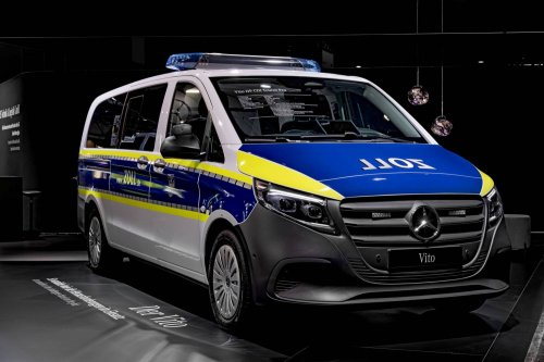 Mercedes-Benz, Von der E-Streife bis zum Drohnen-Van: Mercedes-Benz zeigt sein Behörden-Portfolio