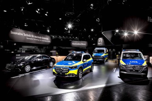 Mercedes-Benz, Von der E-Streife bis zum Drohnen-Van: Mercedes-Benz zeigt sein Behörden-Portfolio