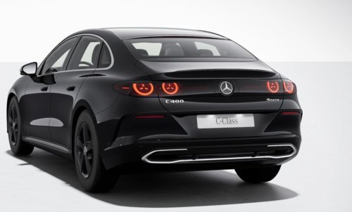 Blick auf die Serienausstattung des C 400 4MATIC elektrisch
