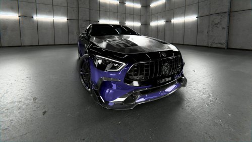 Signature von LARTE Design:  Dry-Carbon-Programm für den V8 Mercedes-AMG GT 4-Door