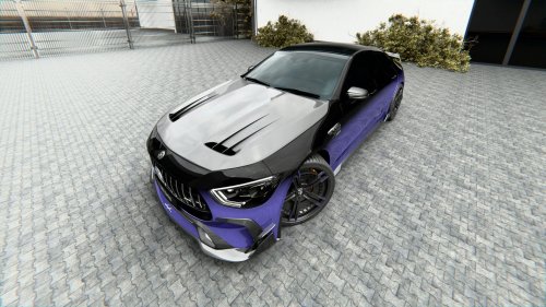 Signature von LARTE Design:  Dry-Carbon-Programm für den V8 Mercedes-AMG GT 4-Door