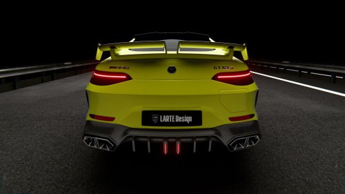 Signature von LARTE Design:  Dry-Carbon-Programm für den V8 Mercedes-AMG GT 4-Door