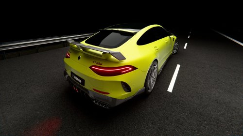 Signature von LARTE Design:  Dry-Carbon-Programm für den V8 Mercedes-AMG GT 4-Door