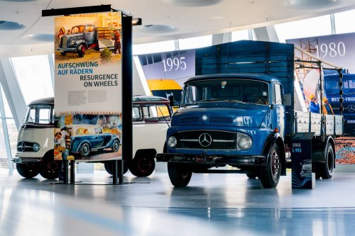 Mercedes-Benz, Nutzfahrzeuge im Wandel der Zeit: Mercedes-Benz Museum präsentiert Jubiläumsausstellung