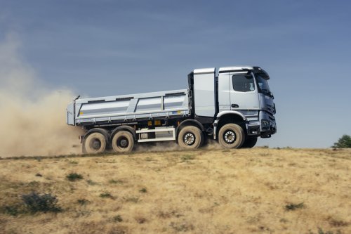 Fahrtest: Wie der Mercedes eArocs 400 den Bau erobert