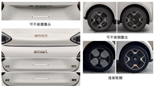 Zulassungspapiere enthüllen smart #2 Serienmodell in China