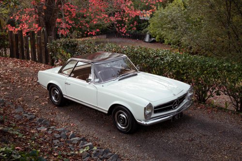 Mercedes-Benz, Designed for long drives, the 1965 Mercedes-Benz 230SL balanced comfort and speed