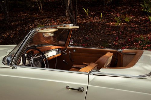Mercedes-Benz, Designed for long drives, the 1965 Mercedes-Benz 230SL balanced comfort and speed